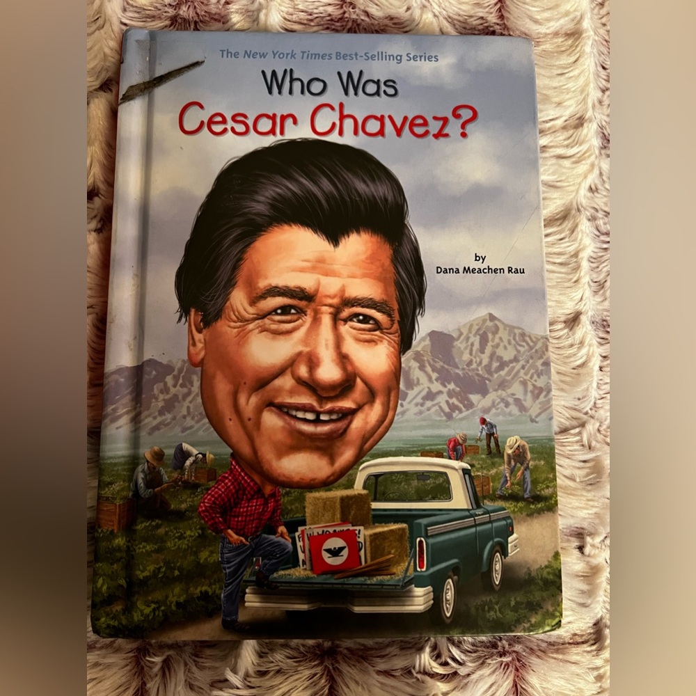 Who Was Cesar Chavez? Hardcover Book